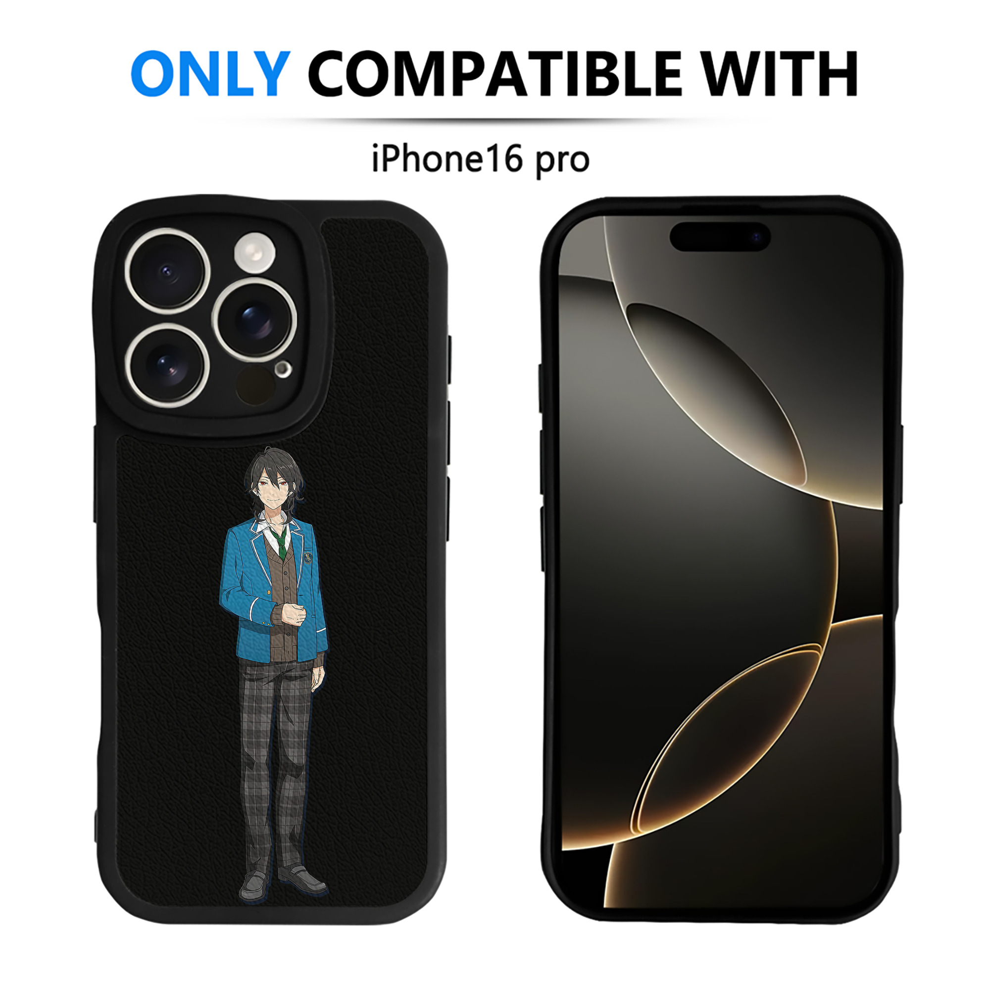 （画像用） あんさんぶるスターズ! Ensemble Stars 【iPhone 16シリーズ対応】シリコンスマホケース（レザー調） 材質：シリコン